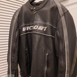 Victory Motorcycle leather riding coat